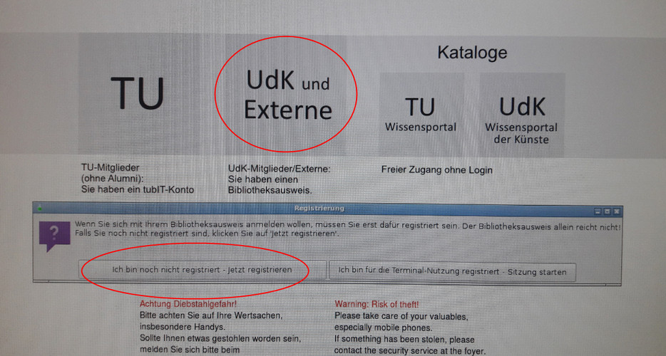 Internetnutzung in der UB