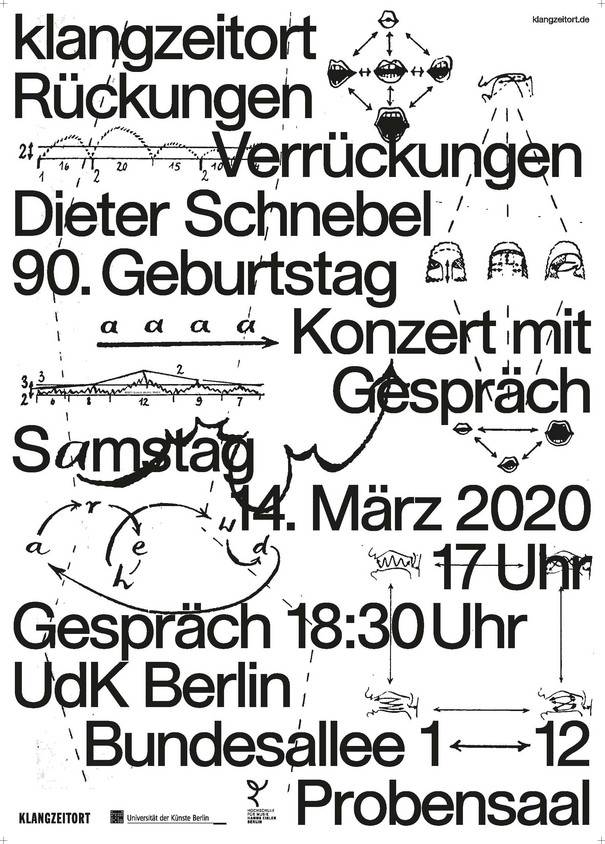 Dieter Schnebel Plakat