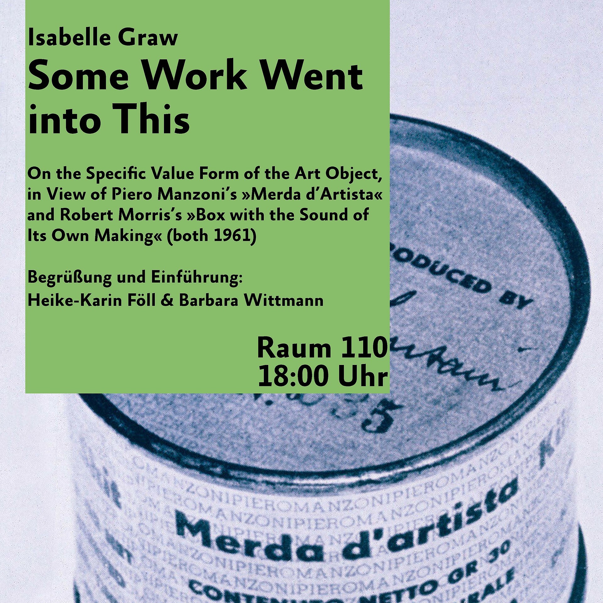 Lecture Isabelle Graw