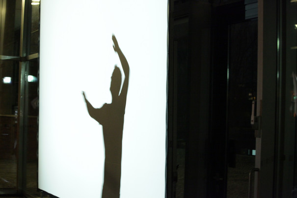 Shadow of a performance.