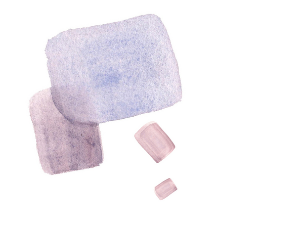 Aquarellzeichnung Steine - Svenja Grothusen