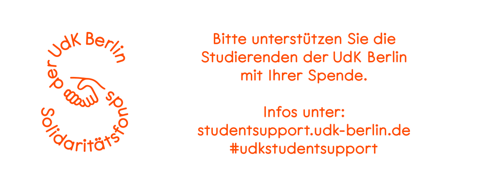 Aufruf zu Unterstützung des UdK Berlin Solidaritätsfonds