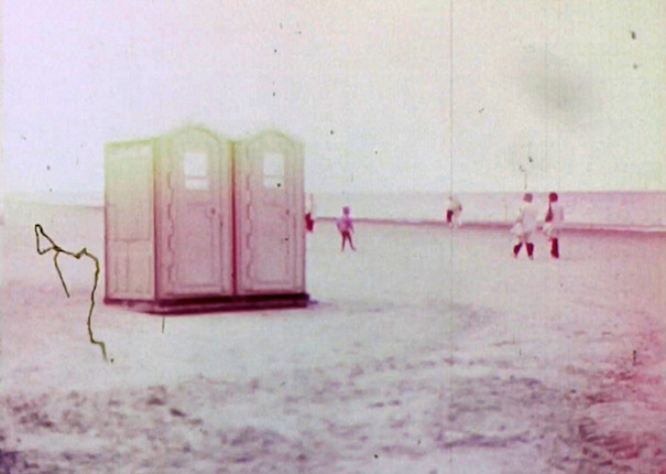 old photography of the beach