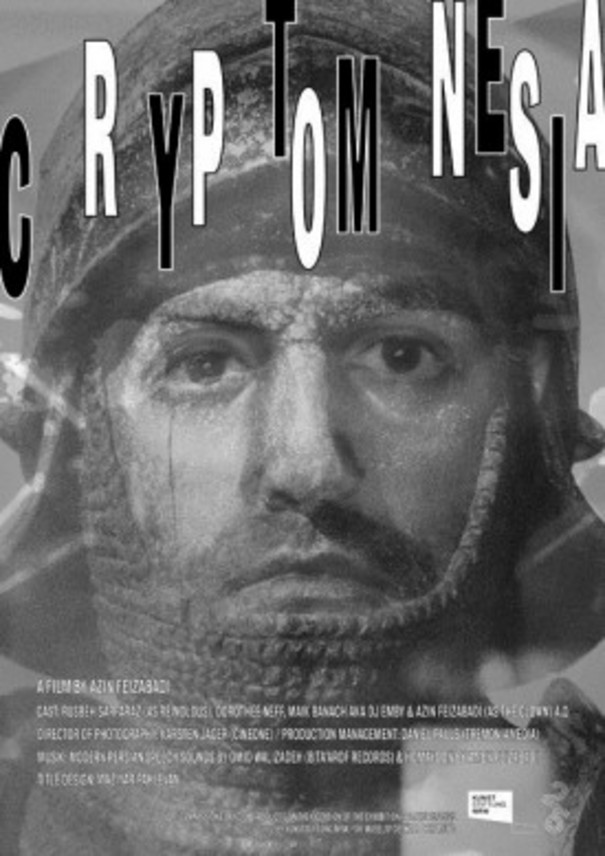 Filmplakat „Cryptomnesia“ des Filmemachers Azin Feizabadi