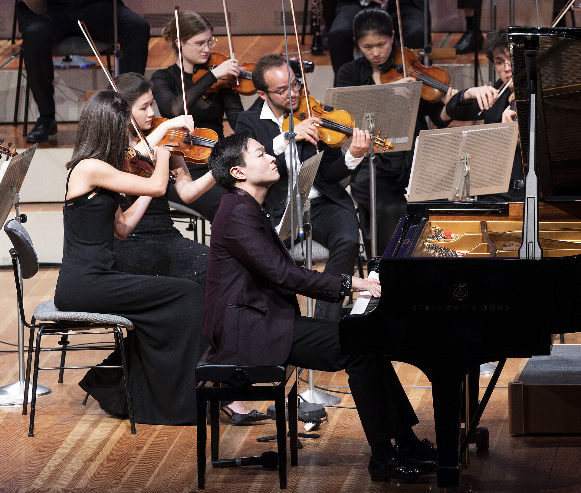 16.05.2022, 2022, Berlin, Camerata Fiestravaganza, DEU, Deutschland, Evan Christ, Jugend, Klassik, Konzert, Musik, Shaun Choo, Studenten, Studierende, UdK, Universitäte der Künste, classic, classical music, großer Konzertsaal, music, youth