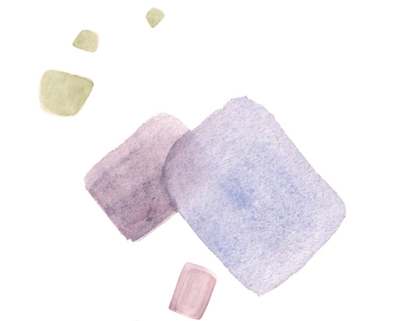 Aquarellzeichnung Steine Svenja Grothusen