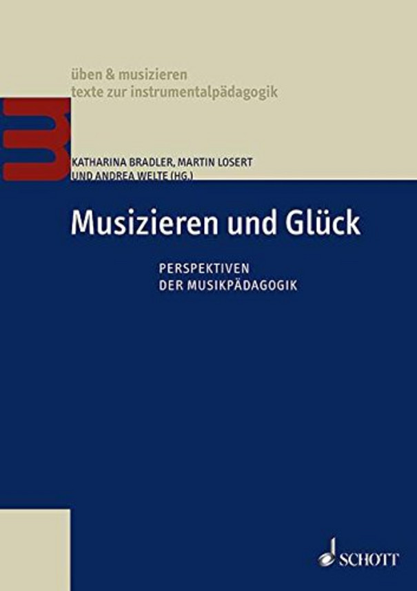 Buchtitelseite musizieren und Glück