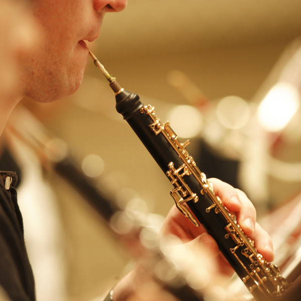 Eine Oboe.