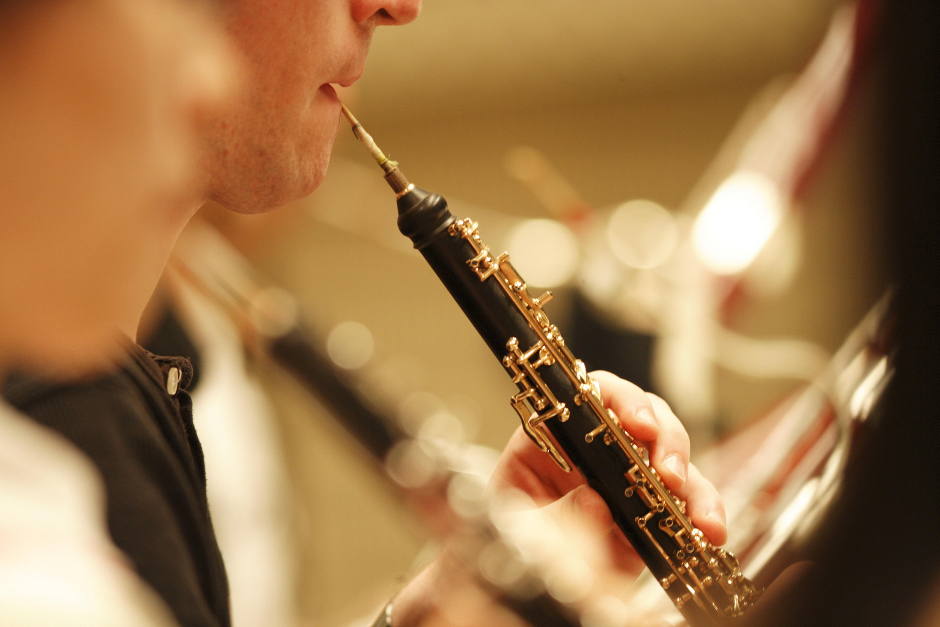 Eine Oboe.