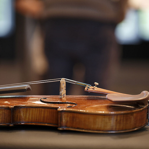 liegende Violine