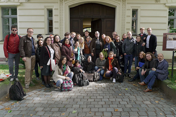 Teilnehmer und Teilnehmerinnen des Europäischen Liedforums 2012