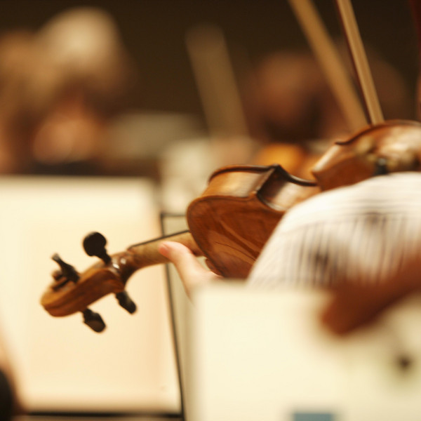 Eine Violine.
