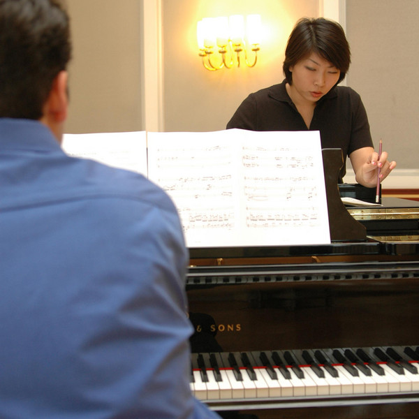 Ein Klavier.