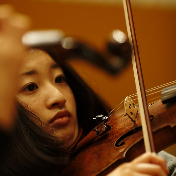 Eine Violine.