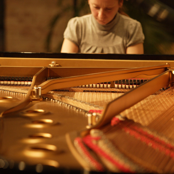 Ein Klavier.