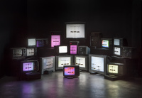 Installation with old televisions.